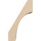 Ekena Millwork 5-inch W x 6-inch D x 10-inch H Westlake Rough Cedar Woodgrain TimberThane Knee Brace, Primed BRCUR05X06X10WTLRCPR - alternate 2